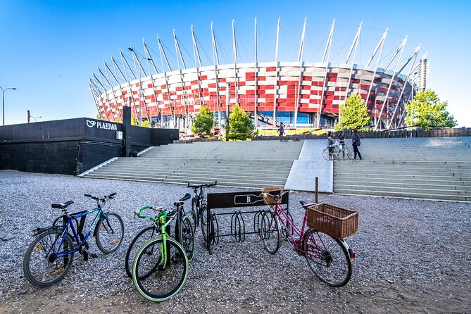 Secrets of Warsaw 4-hour Bike Tour - Lubomirski Palace, Congress Hall, and Parliament Views Side by Side