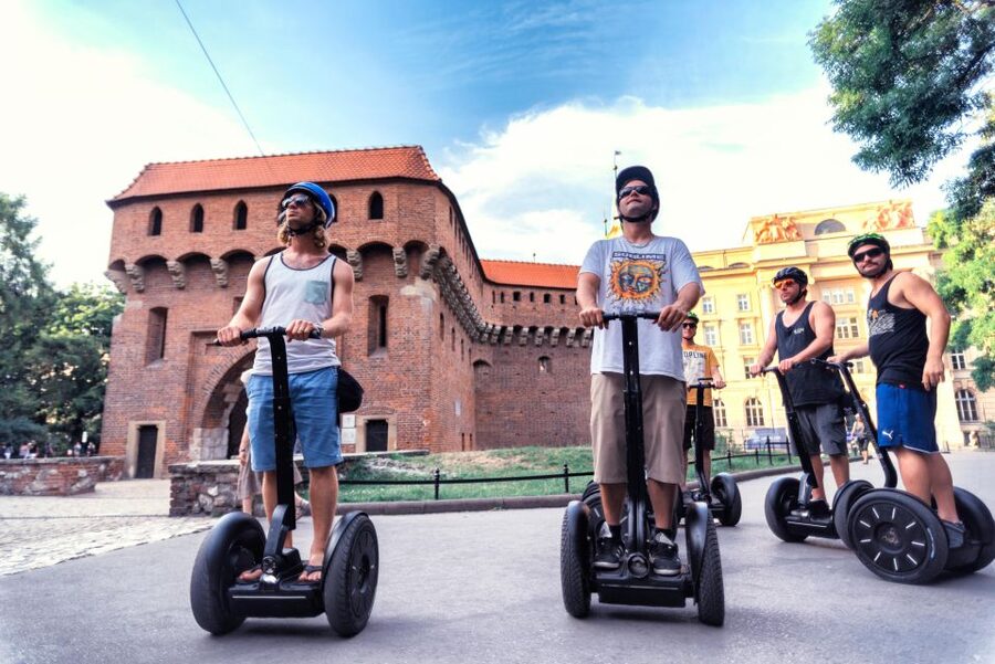 Segway Tour Krakow: Grand Tour (Old Town + Wawel Castle) - Entering the Krakow Segway routine, training first