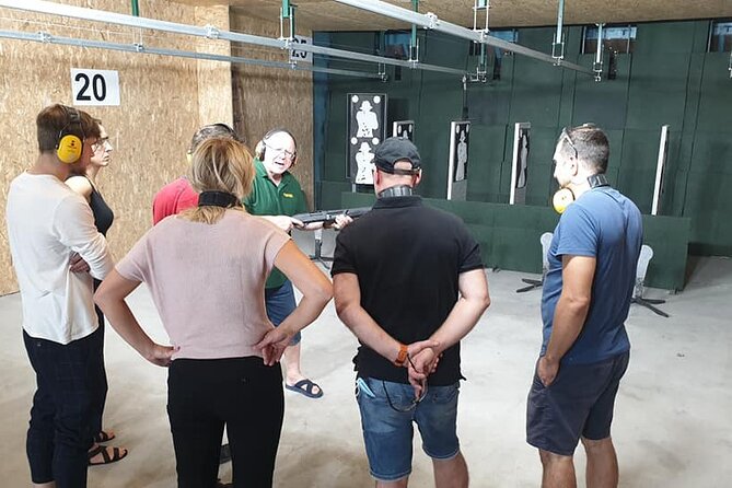 Shooting Range Experience in Gdansk Poland - Targets and Shooting Drills: Static, Turntables, and Poppers