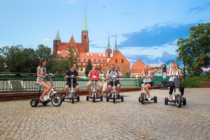 The Grand E-Scooter (3 wheeler) Tour of Wroclaw - everyday tour at 9:30 am - Key highlights that make this tour worth your time