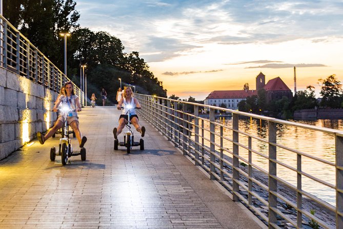 The Grand E-Scooter (3 wheeler) Tour of Wroclaw - everyday tour at 9:30 am - E-scooters plus history: the payoff in 2.5 hours