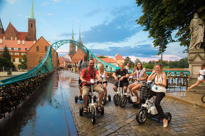 The Grand E-Scooter (3 wheeler) Tour of Wroclaw - everyday tour at 9:30 am - Stop by stop: what you actually get at each sight