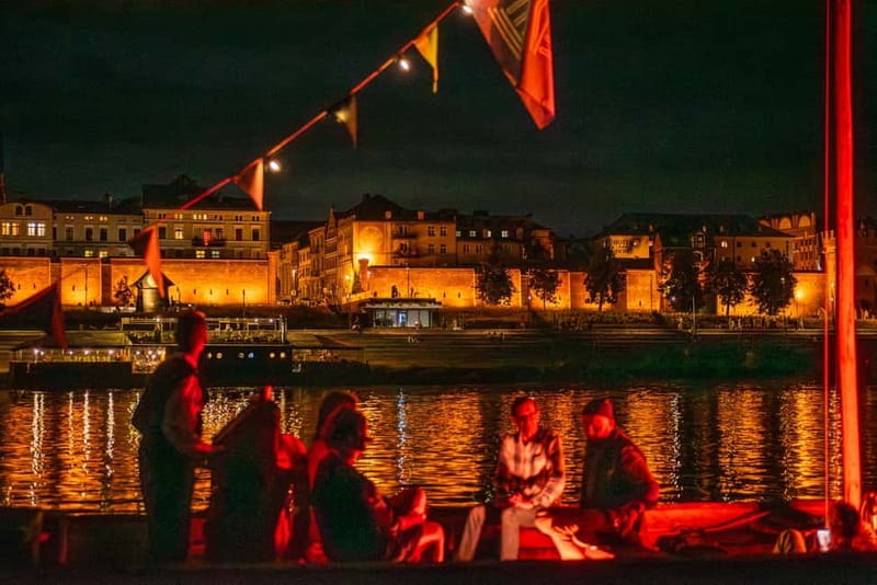 Toruń: Toruń at Night from a Boat on the Vistula - Price and value at about $27: what you get for your money