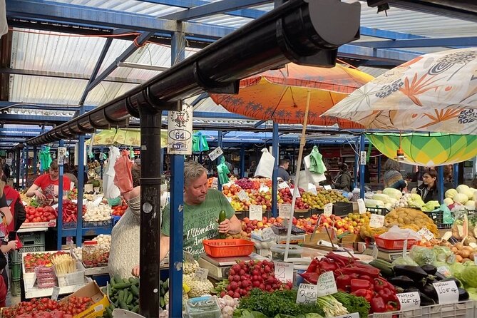 Walking Guided Tour with Street Food in Krakow - Stary Kleparz and Rynek Kleparski: cheeses, sausage, pickles, sweets