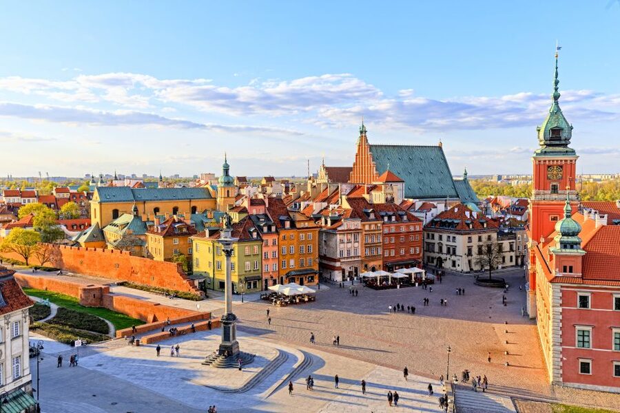 Warsaw: Afternoon Public City Tour with Pickup and Drop-off - Hotel pickup and an air-conditioned bus rhythm