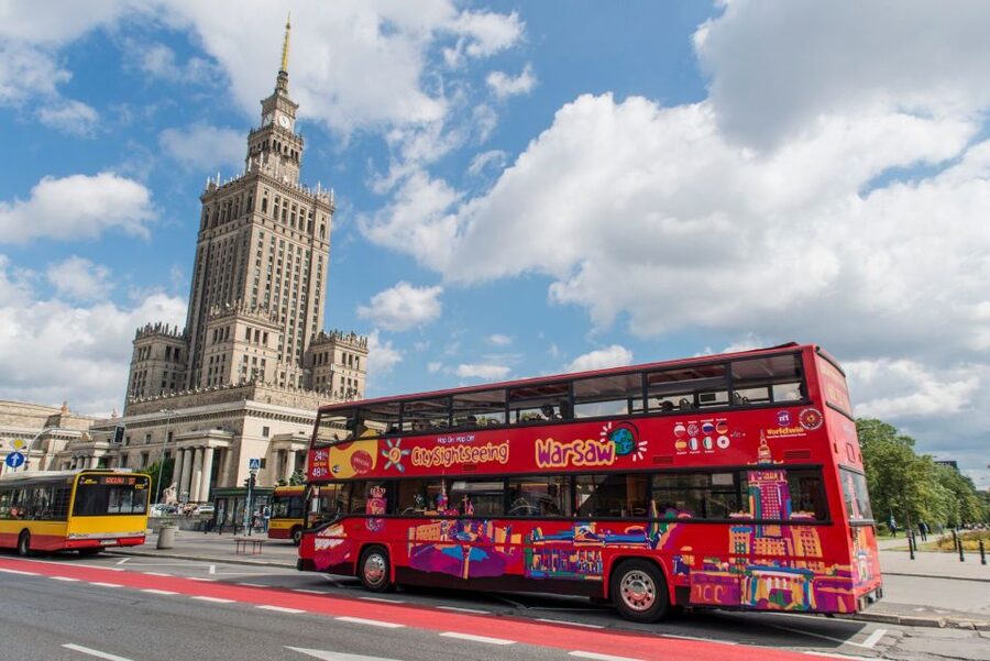 Warsaw: City Sightseeing Hop-On Hop-Off Bus Tour - How the Red Route plays for first-time orientation