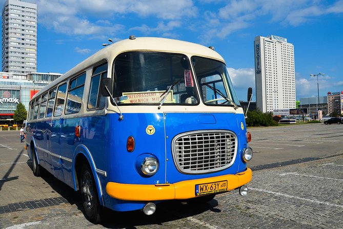 Warsaw City Sightseeing in a Retro Bus for Groups - Palace of Culture and Science: communist-era meaning in a single stop