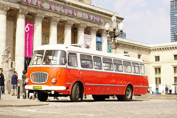Warsaw City Sightseeing in a Retro Bus for Groups - Price and logistics: what $965.43 per group buys you