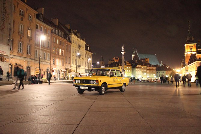 Warsaw Evening Private Tour by Retro Fiat - Old Town after dark: squares, legends, and the “wish” moment