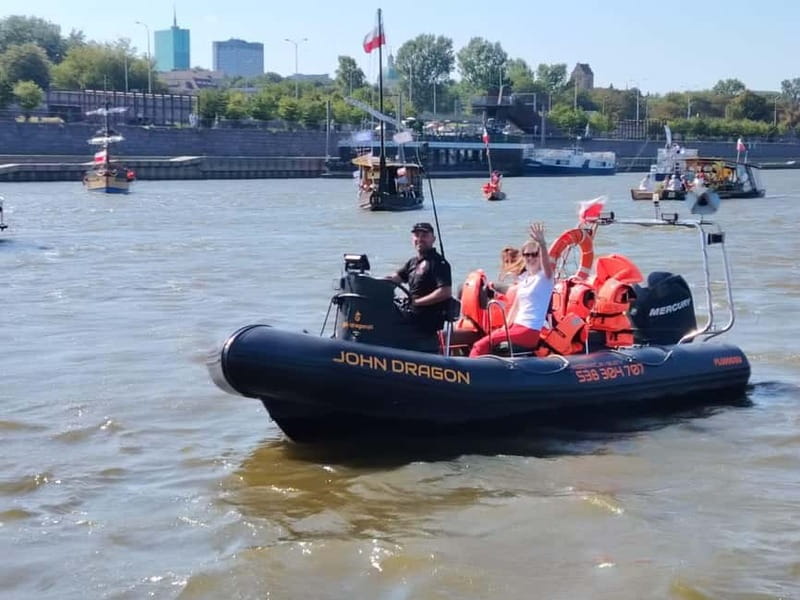 Warsaw: High-Speed Vistula River RIB Boat Adventure - Museum stretch: modern Warsaw you can actually see from the river