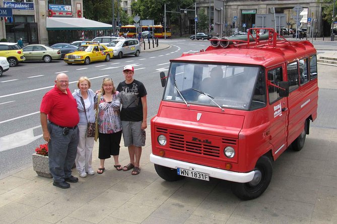 Warsaw Jewish Ghetto: private tour by retro car with hotel pickup - Price and value: what $168.58 per person buys you