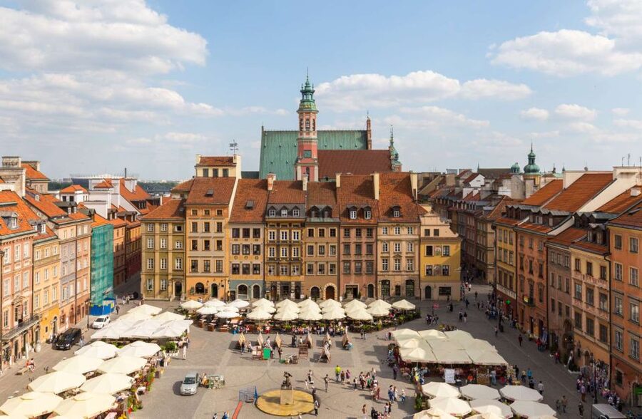 Warsaw: Old Town Guided Walking Tour - Market Square and the Warsaw Mermaid, plus the Narrowest House