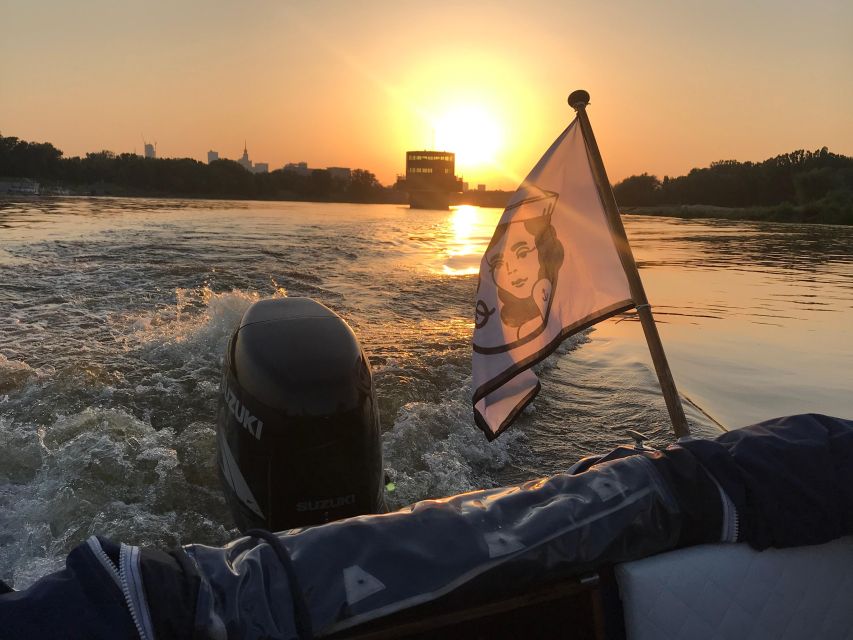 Warsaw: Vistula River Sunset Cruise with Welcome Drink - Port of Prague entrance: a less obvious slice of the river scene
