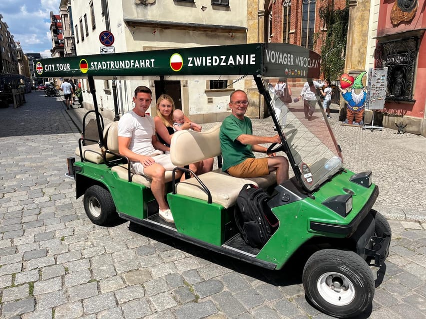 Wroclaw: City Tour Sightseeing By Golf Cart Shared Or Privat - Price and value: what $27 per person gets you